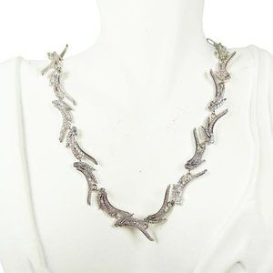 Kendra Scott Silver Cleo Rhodium Plated Cubic Zirconia Collar Necklace Item #: 2